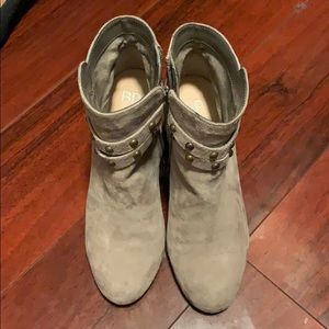 BP Gray Ankle Boots